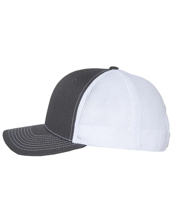 Stagner Brands Richardson 112 hat split hot pink white colorway BBQ grilling hat