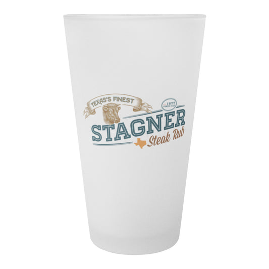 Stagner Logo 16oz. Frosted Pint Glass