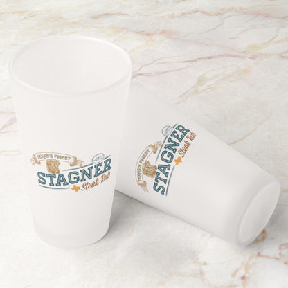Stagner Logo 16oz. Frosted Pint Glass